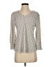 Adrianna Papell Ivory 3/4 Sleeve Top Size S - photo 1