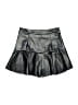 VICI 100% Polyurethane Metallic Black Skort Size XS - photo 2
