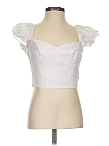 Amanda Uprichard Short Sleeve Blouse (view 1)