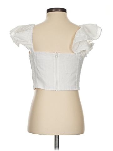 Amanda Uprichard Short Sleeve Blouse (view 2)