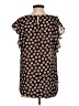 Elle 100% Polyester Black Short Sleeve Blouse Size S - photo 2