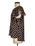 Elle 100% Polyester Black Short Sleeve Blouse Size S - photo 5