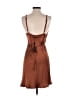 Motel 100% Polyester Solid Brown Cocktail Dress Size S - photo 2