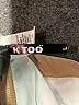K Too Solid Tan Khaki Shorts Size L - photo 3
