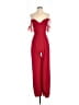 Lulus Hearts Red Jumpsuit Size S - photo 1
