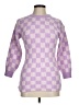Old Navy Checkered-gingham Purple Pullover Sweater Size 8 - photo 1