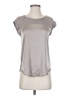 MNG Suit Metallic Silver Short Sleeve Top Size XS - photo 1