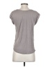 MNG Suit Metallic Silver Short Sleeve Top Size XS - photo 2