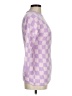 Old Navy Checkered-gingham Purple Pullover Sweater Size 8 - photo 4