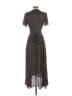 Mod Ref 100% Polyester Chevron-herringbone Gray Casual Dress Size S - photo 2