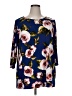 IMAN Blue 3/4 Sleeve Blouse Size XL LONG - photo 1