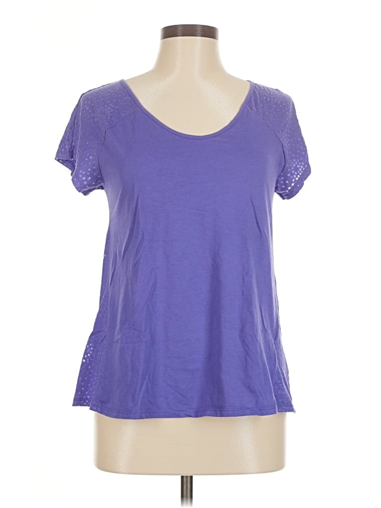 Pre-owned Columbia Short Sleeve T-shirt In Purple