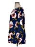 IMAN Blue 3/4 Sleeve Blouse Size XL LONG - photo 5