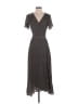 Mod Ref 100% Polyester Chevron-herringbone Gray Casual Dress Size S - photo 1