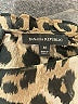Banana Republic 100% Polyester Animal Print Silver Long Sleeve Blouse Size M - photo 7