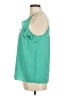 Elle 100% Polyester Green Sleeveless Blouse Size M - photo 5