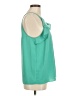 Elle 100% Polyester Green Sleeveless Blouse Size M - photo 4