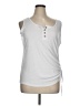 Unbranded White Sleeveless T-Shirt Size XL - photo 1