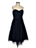 Bill Levkoff 100% Polyester Solid Blue Cocktail Dress Size 2 - photo 1