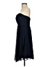 Bill Levkoff 100% Polyester Solid Blue Cocktail Dress Size 2 - photo 5