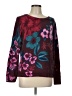 Talbots Floral Burgundy Pullover Sweater Size L - photo 1