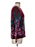 Talbots Floral Burgundy Pullover Sweater Size L - photo 4
