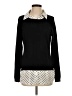 Adrianna Papell Polka Dots Black Pullover Sweater Size 5 - photo 1