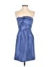 J.Crew 100% Silk Blue Cocktail Dress Size 2 - photo 1