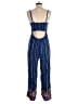 Flying Tomato 100% Rayon Stripes Blue Jumpsuit Size M - photo 2