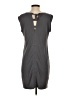 Kenar Solid Gray Casual Dress Size S - photo 2