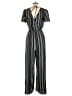 B.O.G Collective 100% Polyester Stripes Black Jumpsuit Size M - photo 2