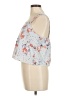 Sugar Lips 100% Polyester Silver Sleeveless Blouse Size M - photo 5