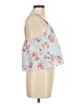 Sugar Lips 100% Polyester Silver Sleeveless Blouse Size M - photo 4