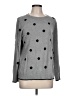 Market and Spruce Polka Dots Gray Pullover Sweater Size L - photo 1