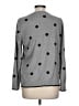 Market and Spruce Polka Dots Gray Pullover Sweater Size L - photo 2