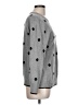 Market and Spruce Polka Dots Gray Pullover Sweater Size L - photo 4