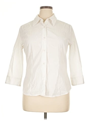 Chadwicks 3/4 Sleeve Button-Down Shirt (view 1)