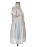 Unbranded Stripes Gray White Casual Dress Size S - photo 4