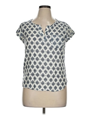 Saint Tropez West Short Sleeve Blouse (view 1)