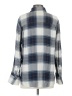 Treasure & Bond Plaid Silver Long Sleeve Button-Down Shirt Size S - photo 2