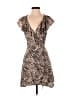 Free People 100% Viscose Brown Ivory Sleeveless Top Size S - photo 1