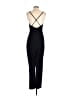 The Fifth 100% Polyester Solid Black Jumpsuit Size L - photo 2
