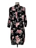Devoted 100% Polyester Floral Black Casual Dress Size M - photo 2