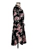 Devoted 100% Polyester Floral Black Casual Dress Size M - photo 4