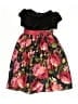 Jayne Copeland Floral Black Dress Size 5 - photo 1