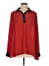 Free People 100% Polyester Polka Dots Red Long Sleeve Blouse Size M - photo 1