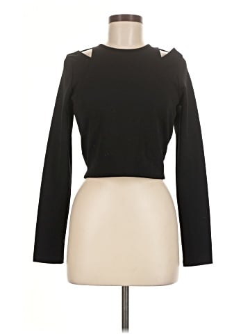 Zara W&B Collection Long Sleeve Top (view 1)