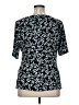 Lane Bryant Teal Short Sleeve Blouse Size 14 - 16 Plus - photo 2