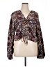 Vero Moda 100% Polyester Brown Long Sleeve Blouse Size XL - photo 1