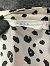 Lush 100% Polyester Animal Print Ivory 3/4 Sleeve Blouse Size M - photo 7